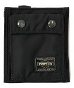 PORTERポーター）の古着「TANKER 2つ折り財布」｜ブラック