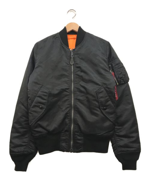 ALPHA（アルファ）ALPHA (アルファ) MA-1 TIGHT フライトジャケット ブラック サイズ:S 未使用品の古着・服飾アイテム