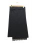 MM6 Maison Margiela (エムエムシックス メゾンマルジェラ) ラップロングスカート ブラック サイズ:40：9800円