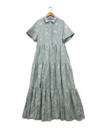 ERDEM（アーデム）の古着「Helena Embroidered Linen Dress」｜ブルー