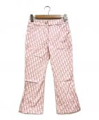 Christian Diorクリスチャン ディオール）の古着「トロッター柄パンツ」｜ピンク