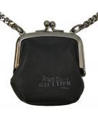 Jean Paul Gaultier hommeジャンポールゴルチェオム）の古着「チェーン付 がま口コインケース」｜ブラック