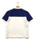 PRADA (プラダ) ラバーパッチボンディングTシャツ ホワイト×ネイビー サイズ:M：18000円