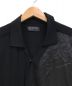 中古・古着 s'yte (サイト) 60s Ry/Span Twill/Cu Washer Ethnic Wrap Shirt ブラック サイズ:3：12000円