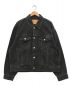 Calvin Klein（カルバンクライン）の古着「Trucker Jacket Black Wash」｜ブラック