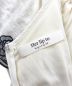 中古・古着 HER LIP TO (ハーリップトゥ) Cutwork Embroidery Angel Sleeve Dress ホワイト サイズ:M 未使用品：8000円