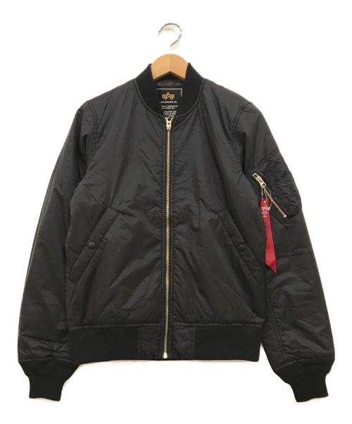 ALPHA（アルファ）ALPHA (アルファ) MA-1ジャケット ブラック サイズ:S 未使用品の古着・服飾アイテム