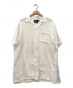 POLO RALPH LAURENポロ・ラルフローレン）の古着「CALDWELL チェックオープンカラーシャツ」｜ホワイト