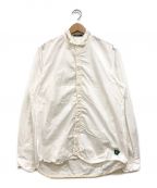 UNDERCOVERISMアンダーカバーイズム）の古着「GILAPPLE刺繍 裏縮絨シャツ」｜ホワイト