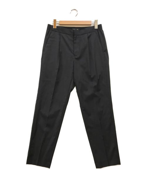 DRAWER（ドゥロワー）DRAWER (ドゥロワー) タックテーパードパンツ ブラック サイズ:40の古着・服飾アイテム