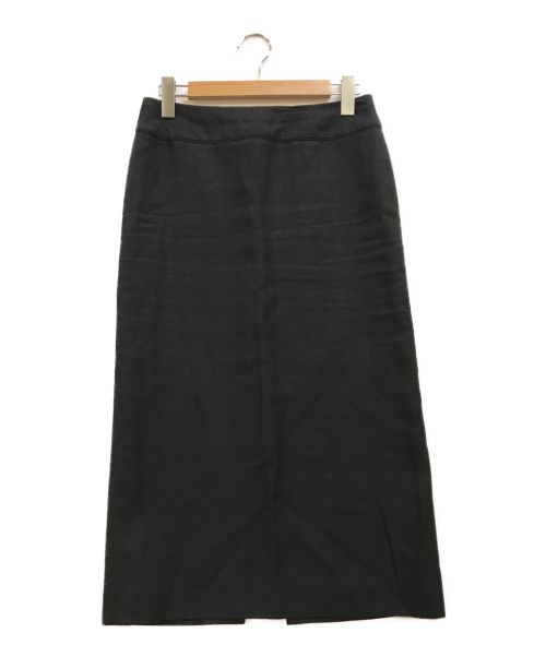 DRAWER（ドゥロワー）DRAWER (ドゥロワー) バックスリットタイトスカート ブラック サイズ:38の古着・服飾アイテム