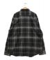 SUPREME (シュプリーム) Plaid Flannel Shirt グレー×ブラック サイズ:XXL：20000円