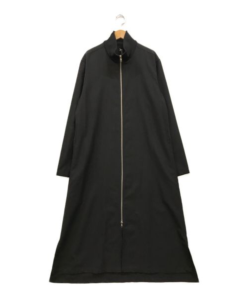 GROUND Y（グラウンドワイ）GROUND Y (グラウンドワイ) カラー リブ ロング シャツ ブラック サイズ:3の古着・服飾アイテム