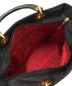 中古・古着 Christian Dior (クリスチャン ディオール) レディディオールカナージュハンドバッグ ブラック×ゴールド：75000円