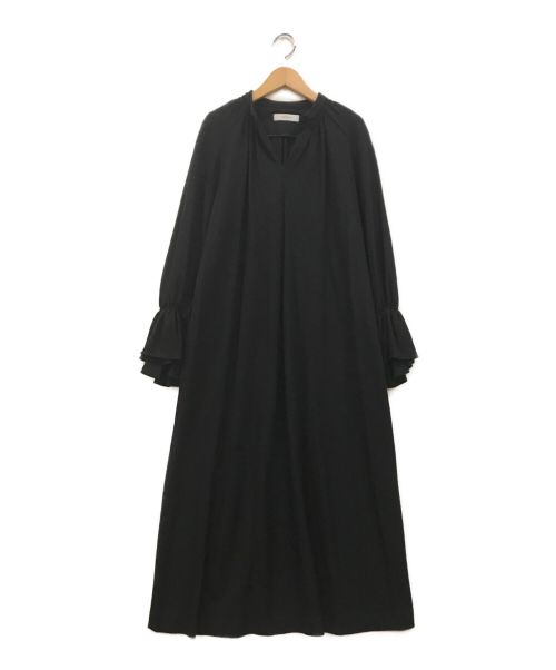 ADORE（アドーア）ADORE (アドーア) ウールスムースワンピース ブラック サイズ:36の古着・服飾アイテム