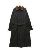 london fogロンドンフォグ）の古着「ライナ―付ロングステンカラーコート」｜ブラック