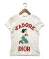 Christian Dior（クリスチャン ディオール）の古着「J'ADORE 人魚プリントTシャツ」｜ホワイト