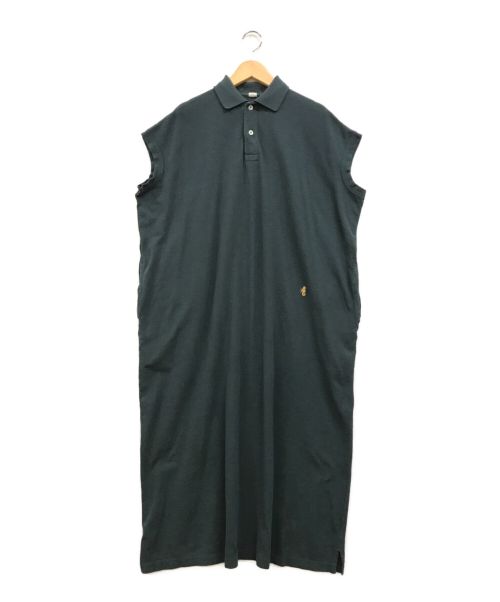45R（フォーティーファイブアール）45R (フォーティーファイブアール) ジンバカノコの33色ポロドレス グリーン サイズ:下記参照の古着・服飾アイテム