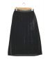 MM6 Maison Margiela（エムエムシックス メゾンマルジェラ）の古着「ベロアロングスカート」｜ブラック