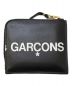 COMME des GARCONS (コムデギャルソン) Huge Logo ウォレット ブラック：9800円