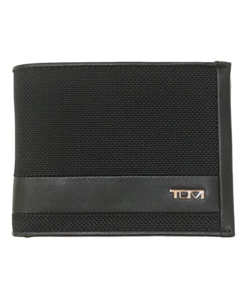 TUMI（トゥミ）TUMI (トゥミ) GLOBAL DOUBLE BILLFOLD 2つ折り財布 ブラックの古着・服飾アイテム