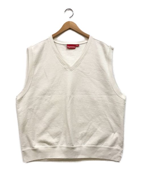 SUPREME（シュプリーム）SUPREME (シュプリーム) SWEAT Shirt Vest ホワイト サイズ:Lの古着・服飾アイテム