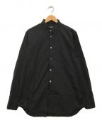 COMME des GARCONS HOMME PLUSコムデギャルソンオムプリュス）の古着「レギュラーカラーコットンシャツ」｜ブラック