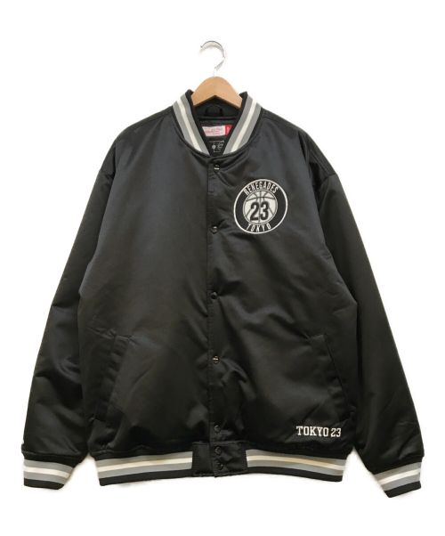 MITCHELL & NESS（ミッチェルアンドネス）MITCHELL & NESS (ミッチェルアンドネス) TOKYO 23 RENEGADES HEAVYWEIGHT SATIN JACKET ブラック サイズ:XLの古着・服飾アイテム