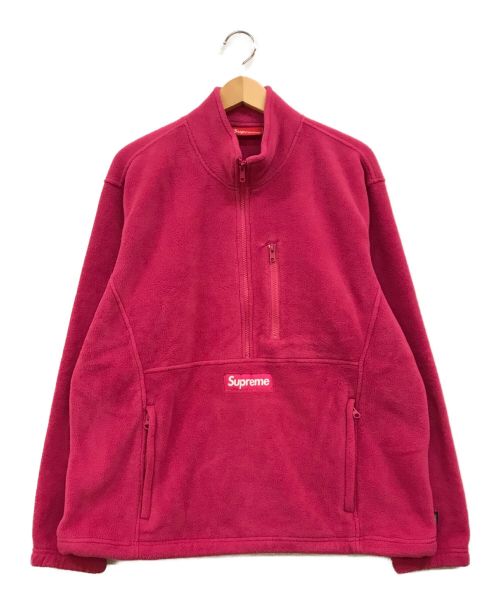SUPREME（シュプリーム）SUPREME (シュプリーム) Polartec Half Zip Pullover ピンク サイズ:Mの古着・服飾アイテム