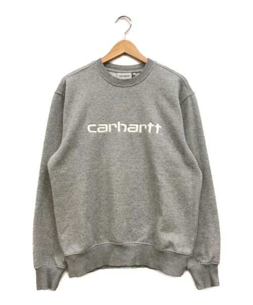 Carhartt WIP（カーハート）Carhartt WIP (カーハートダブリューアイピー) Carhartt Sweat グレー サイズ:Sの古着・服飾アイテム