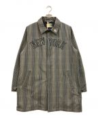 KITHキス）の古着「Yankees Brighton Mac Coat」｜グレー