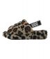 UGG (アグ) Fluff Yeah Slide Leopard ブラウン サイズ:25：6000円