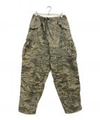 US AIR FORCEUS空軍）の古着「Trousers APECS Tiger Stripe」｜グレー×グリーン