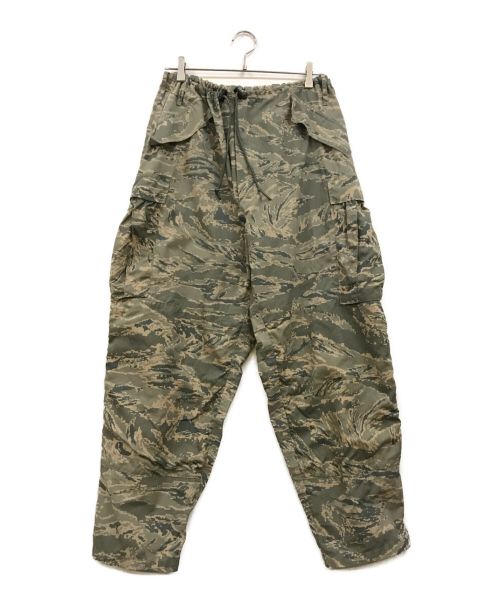 US AIR FORCE（US空軍）US AIR FORCE (US空軍) Trousers APECS Tiger Stripe グレー×グリーン サイズ:Lの古着・服飾アイテム