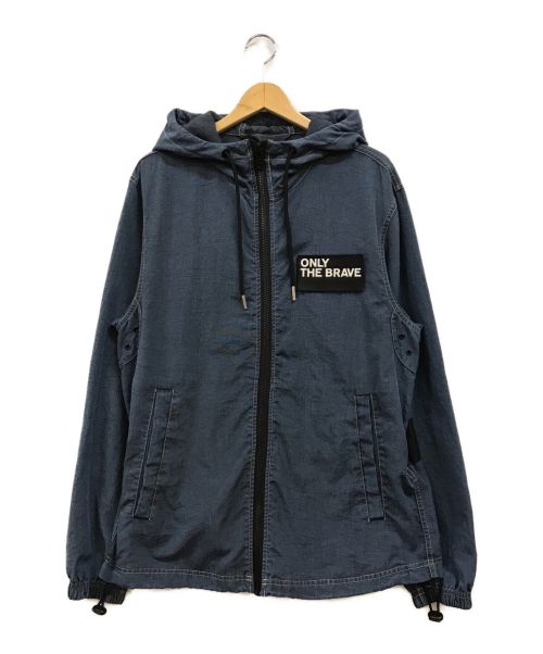 DIESEL（ディーゼル）DIESEL (ディーゼル) フーデッドジャケット ネイビー サイズ:Sの古着・服飾アイテム