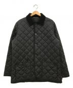 Traditional Weatherwearトラディショナルウェザーウェア）の古着「WAVERLY キルティングジャケット」｜ブラック