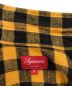 中古・古着 SUPREME (シュプリーム) Buffalo Flannel Shirt オレンジ×ブラック サイズ:M：7000円
