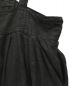 中古・古着 nest Robe (ネストローブ) リネンタックサスペンダースカート ブラック サイズ:下記参照：6000円
