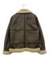 ALPHA (アルファ) フェイクムートンフライトジャケット ブラウン サイズ:M：8000円