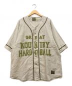 KAPITALキャピタル）の古着「GREAT KOUNTRY ベースボールシャツ」｜ベージュ
