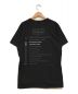 Martin Margiela1 (マルタンマルジェラ1) バックプリントTシャツ ブラック サイズ:M：9000円