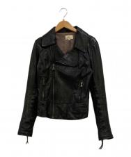 June (ジュネ) レザージャケット ブラック サイズ:XS