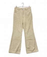 KENZO (ケンゾー) コーデュロイフレアパンツ ベージュ サイズ:48