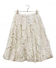N°21 (ヌメロヴェントゥーノ) フラワーレーススカート ホワイト サイズ:38 未使用品