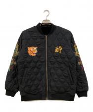 YOIDORE (ヨイドレ) スーベニア キルティングリバーシブルジャケット ブラック サイズ:中ジョッキ