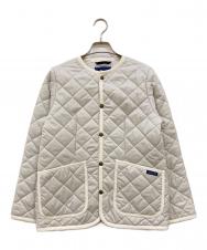 LAVENHAM (ラベンハム) ノーカラーキルティングジャケット グレー サイズ:XS