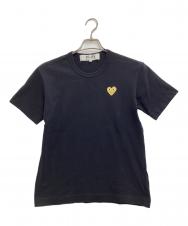 PLAY COMME des GARCONS (プレイコムデギャルソン) ハートロゴTシャツ ブラック サイズ:S