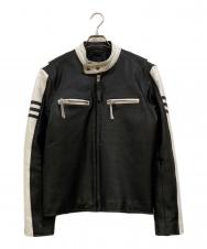 FREEDOM (フリーダム) シングルライダースジャケット ブラック サイズ:42