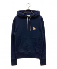 MAISON KITSUNE (メゾンキツネ) プルオーバーパーカー ネイビー サイズ:XXS