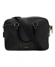 COACH (コーチ) 2WAYレザーブリーフケース ネイビー